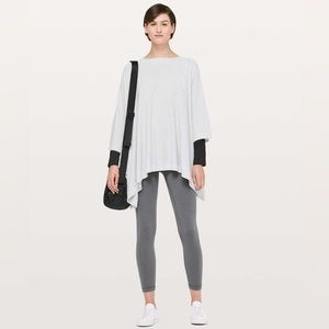 Lululemon Women’s Divinity Scarf OS Gray Shawl Poncho Wrap